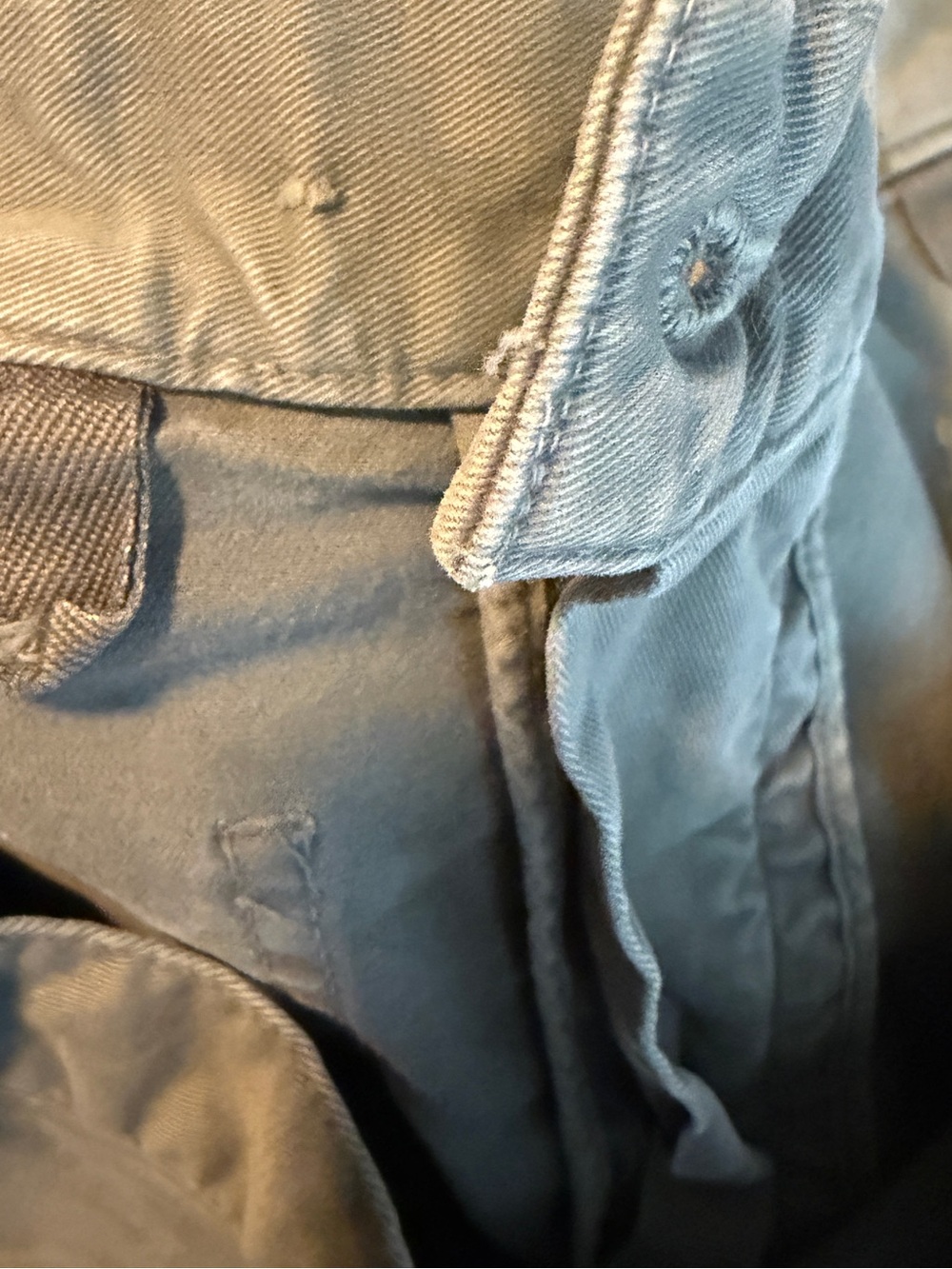 Nili Lotan Shon Cotton Barrel Green Pants - Picture 6 of 7